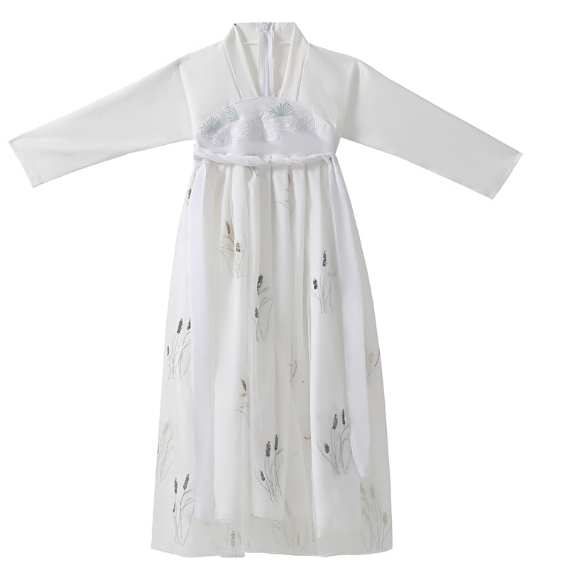 儿童古装仙女服汉服女童古代衣服公主中大童古筝演出汉服童装小孩