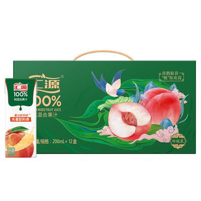 汇源桃汁聚餐整箱儿童便携装