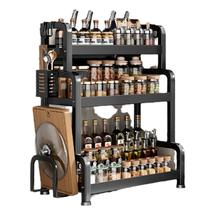 厨房调料置物架筷子刀架台面多功能调味品厨具用品收纳架多层架子