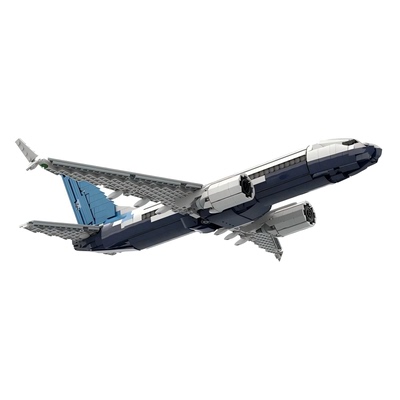 波音737MAX7客机积木模型玩具