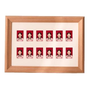 校园毕业相框证件照儿童周岁成长纪念框宝宝记录摆台婴幼儿洗照片