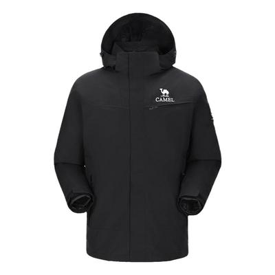 骆驼冲锋衣秋冬防风防雨保暖男款