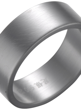 上尊男饰光面戒指男戒990足银