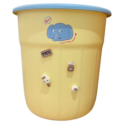 2025新款小飞象垃圾桶家用大号高颜值厨房客厅卫生间简约卧室纸篓