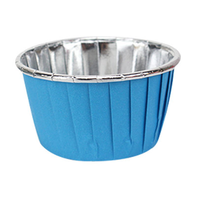 包邮金银铝箔卷边纸杯烘焙包装