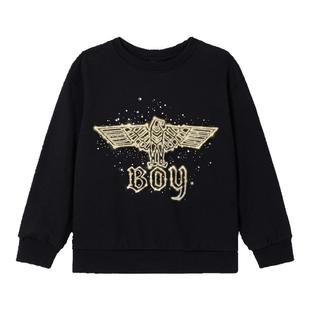 【加绒】BOY童装秋冬卫衣绚烂光点圆领加厚套头长袖上衣儿童男女