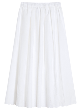 【春夏新降】Weekend MaxMara 26女装棉麻混纺半身裙5101026106
