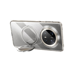 适用华为Mate70Pro手机壳新款70Pro+磁吸360°度旋转支点透明保护套70优享版带支架外壳60pro超薄防摔60雪见