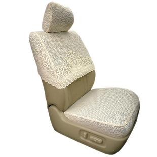 定制加厚蕾丝座套全包专用汽车座套座椅围坐垫布艺半截套四季坐套