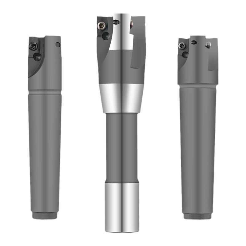 可转位立铣刀盘直角锥柄莫氏4号装APMT1604数控铣刀杆400R铣床R8