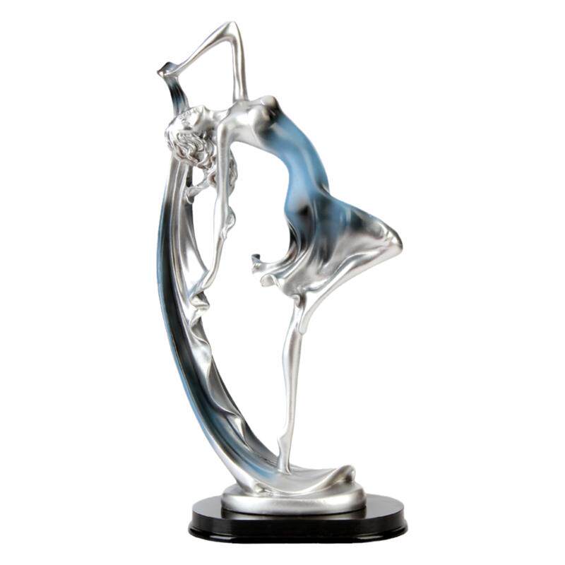 北欧跳舞女孩摆件简约客厅电视柜玄关家居装饰品艺术小摆设工艺品