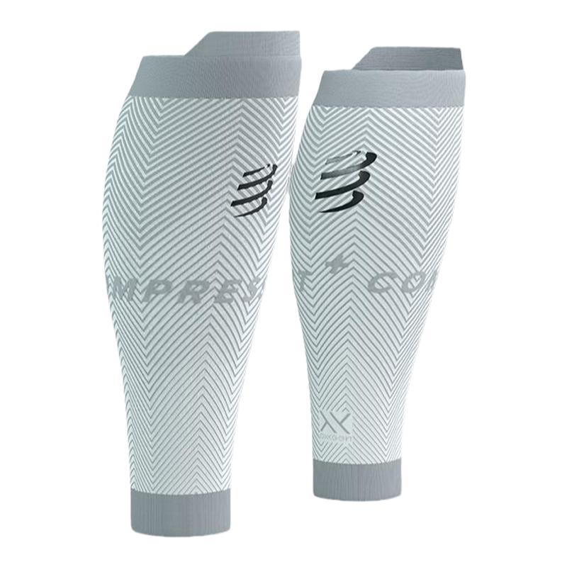 COMPRESSPORT压缩 R2 氧气小腿套新款透气防护跑步运动护腿袜