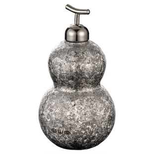 容山堂纯钛葫芦酒壶便携式高档空酒瓶白酒壶酒罐随身小酒壶装白酒