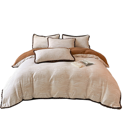 南方寝饰绒悦牛奶绒保暖冬天四件套厚实浓密毛绒绒被套床单无静电