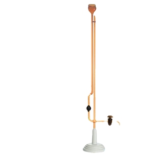 座式微量滴定管透明白棕色玻璃四氟活塞l酸式碱式酸碱通用1/2/5ml