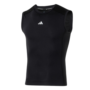 Adidas阿迪达斯运动健身背心男士冬季速干凉爽紧身无袖T恤JE6694