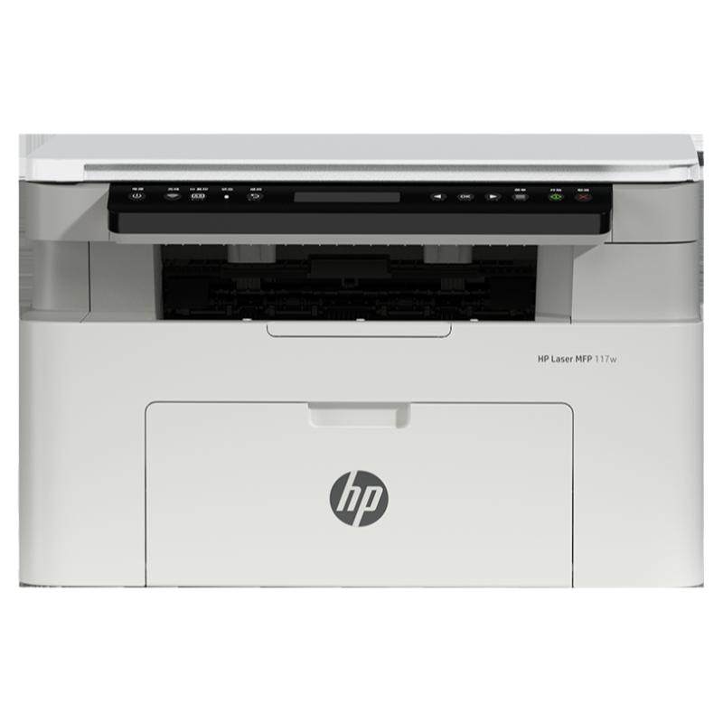 hp惠普117w黑白激光式无线打印机复印扫描一体机小型迷你可连接手机wifi家用学生A4家庭学习办公专用政府补贴