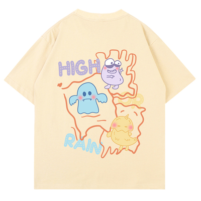 萌萌的怪兽落肩短袖男女