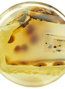 天然玛瑙海洋玉髓吊坠手把玩摆件