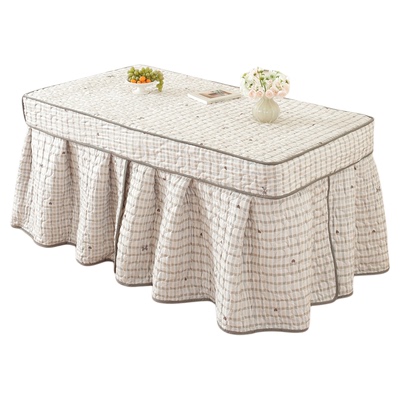 烤火桌子罩套加绒电炉罩烤火罩加厚烤火炉桌布长方形茶几电暖桌罩