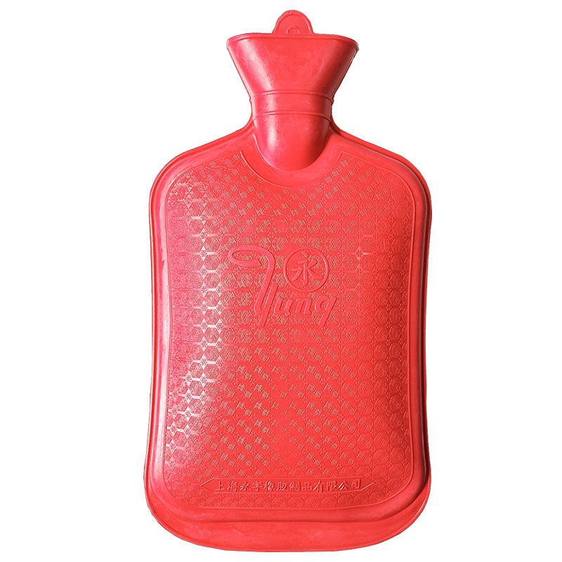 正品上海永字牌热水袋注水式橡胶