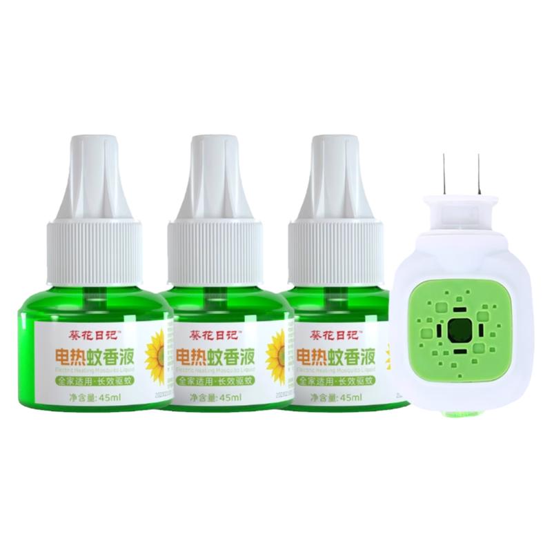 葵花日记电热家用驱蚊液3液1器