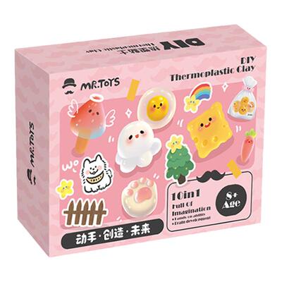 水晶热塑粘土挂件树脂diy材料包