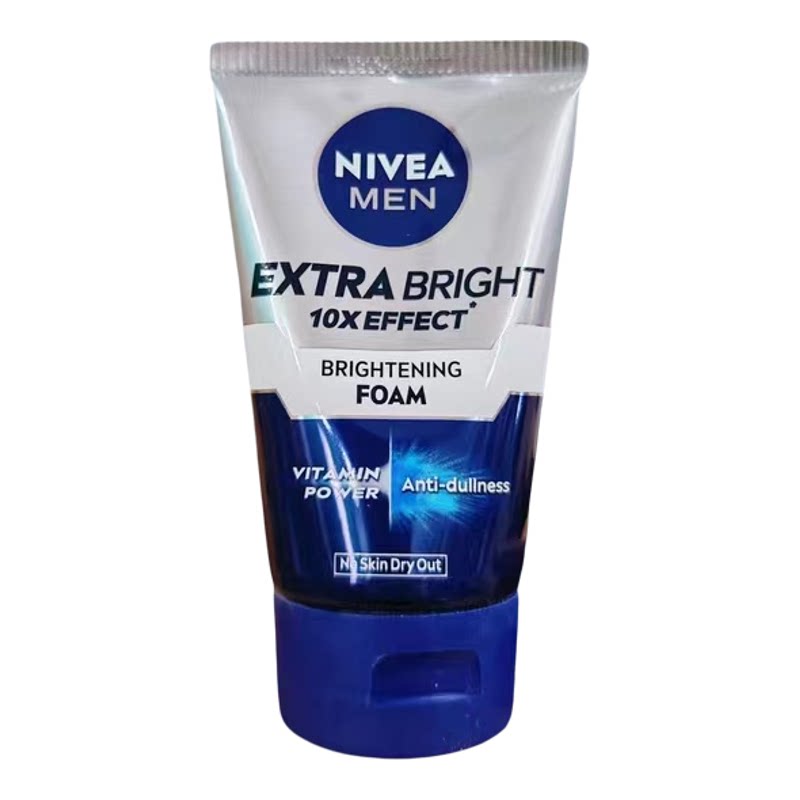 泰国NIVEA MEN妮维雅男士洗面奶 控油矿物炭冰爽深层清洁洗面乳