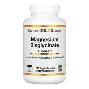 CGN美国加州黄金双甘氨酸镁胶囊骨骼心脏神经系统肌肉健康