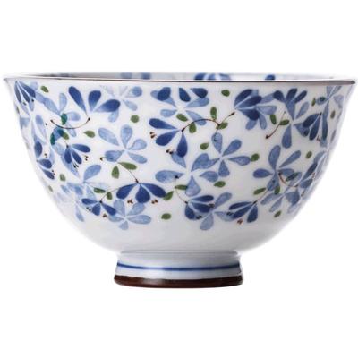 小蓝芽碗盘餐具日本光峰釉下彩