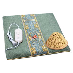 电加热艾绒坐垫办公室久坐屁垫椅子垫艾灸热敷垫艾草发热臀部座垫