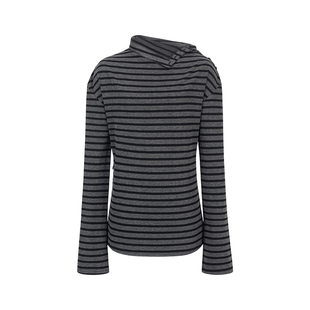 无以幻象 x 陈太太CHENTAITAI 多穿缝襟条纹针织衫