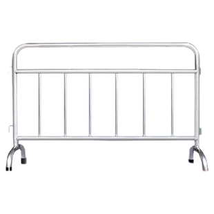 304不锈钢铁马护栏 万达广场地铁高铁学校 支持定制LOGO上海现货