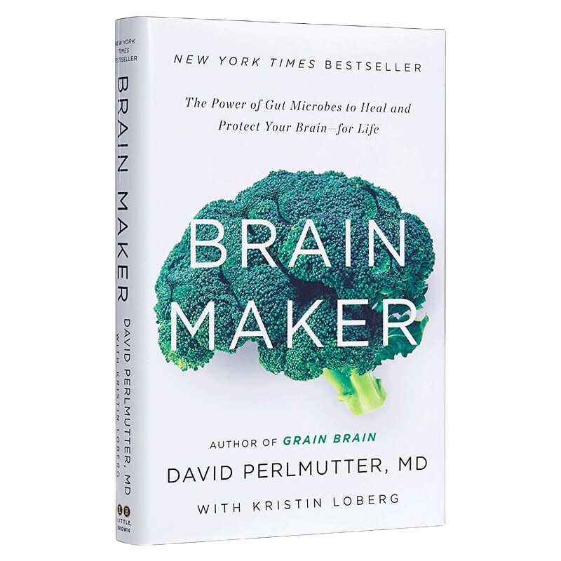 英文原版 精装 Brain Maker 菌群大脑 肠道微生物影响大脑和身心健康的惊人真相 英文版 进口英语原版书籍