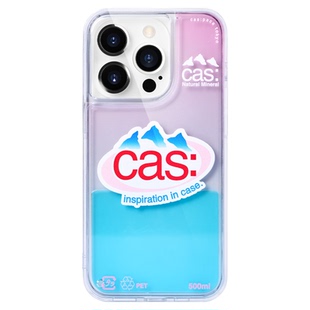 壳空间原创cas:矿泉水流沙手机壳个性适用苹果16手机壳iPhone15promax保护套新款14promax小众高级感不会撞壳