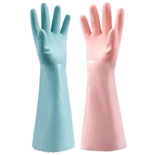 加大手套厨房加绒洗碗手套女橡胶乳胶家务清洁加厚劳保防水洗衣服