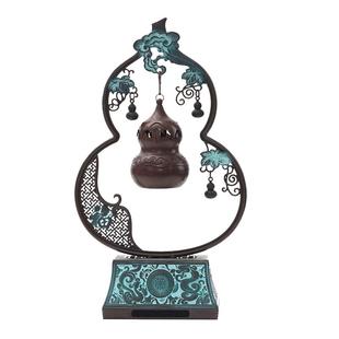 葫芦吊香炉家用室内熏香摆件香道仿古檀香焚香器茶道节日礼品定制