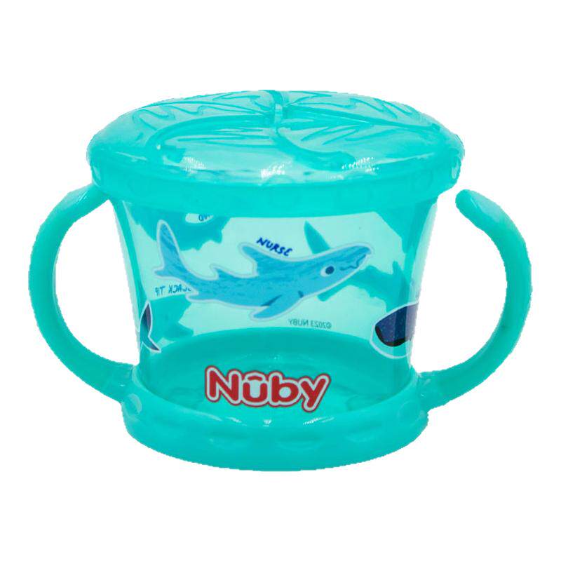 nuby努比宝宝零食杯防泼洒便携碗