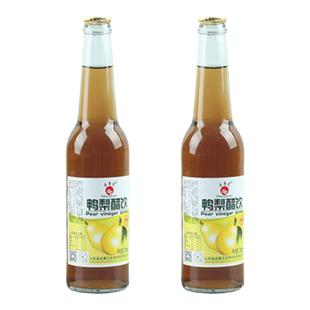 山东阳信特产鸭梨醋饮启康元浓缩果汁饮料玻璃瓶装破损包赔正品