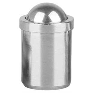 304不锈钢弹簧柱塞圆头定位复位钉平顶伸缩圆柱销弹头塞限位销针