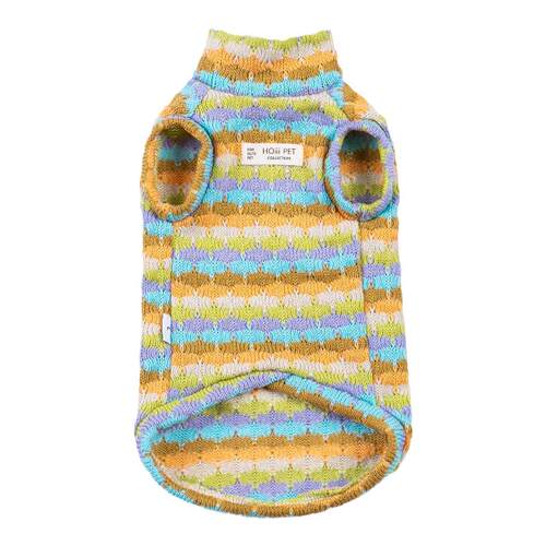 HOiii PET 秋冬彩色毛衣背心德文猫衣服无毛猫保暖加厚潮流针织衫