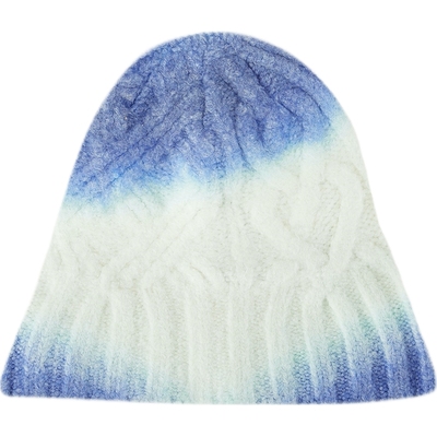 【折扣】Ader Error 女渐变色混纺针织毛线帽