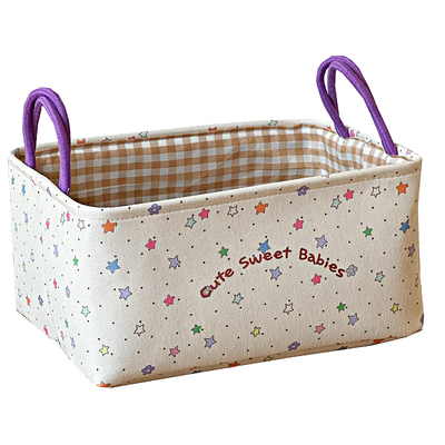 加厚布艺可爱卡通收纳筐