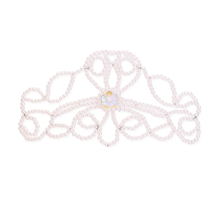 法韩莎【珠花】仿珍珠发钗古风发饰宋制写真团花辑珠发簪汉服头饰