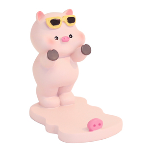 手机支架可爱学生卡通便携办公室桌面平板支撑架新款懒人追剧神器