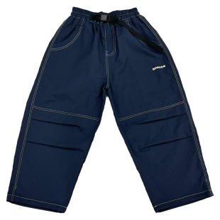 日系男童休闲裤2025春季新款儿童宽松直筒裤男孩帅气工装裤速干裤