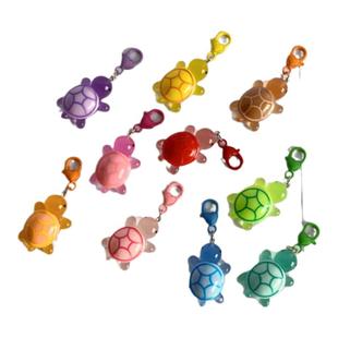 卡通可爱夜光小乌龟爱心钥匙扣彩色海龟挂件闺蜜情侣礼物书包配饰