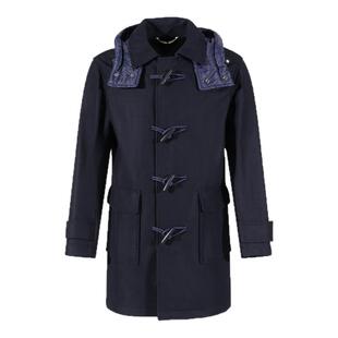 Hugo Boss雨果博斯 男士black系列连帽中长款大衣银泰百货 300095