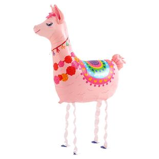 日本进口正版SAG散步气球宠物行走动物铝膜生日儿童安全无毒周岁