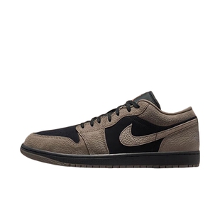 Nike耐克板鞋男鞋Air Jordan 1 AJ1摩卡棕黑复古篮球鞋IB7109-005